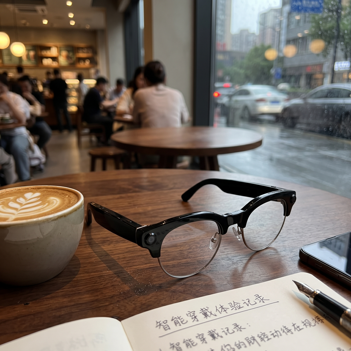 POJETIX P02 Smart AI Glasses with 32MP Camera, 1200P Video, Dual Mic & Hi-Fi Speaker